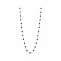 Collier Gigi Clozeau Classique en or rose et résine quartz, 42cm