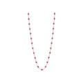 Collier Gigi Clozeau Classique en or rose et résine galaxy, 42cm