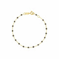 Bracelet Gigi Clozeau Classique en or rose et résine quartz, 17cm