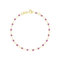 Bracelet Gigi Clozeau Classique en or jaune et résine galaxy, 17cm