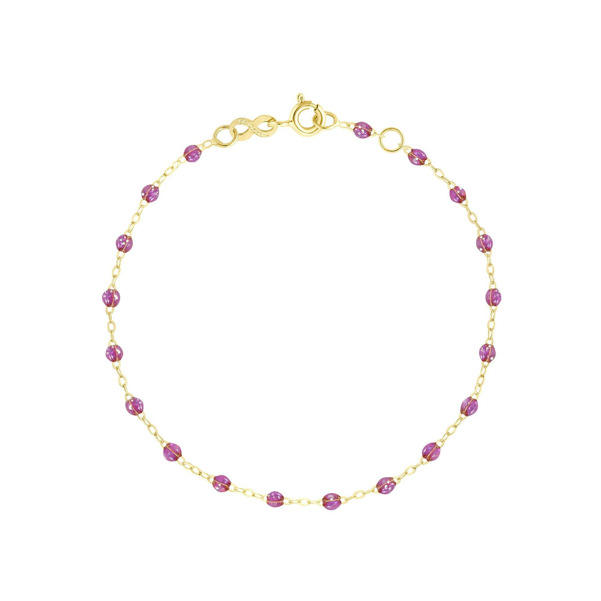 Bracelet Gigi Clozeau Classique en or jaune et résine galaxy, 17cm