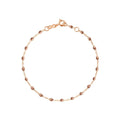 Bracelet Gigi Clozeau Classique en or rose et résine cuivre, 17cm