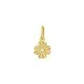 Pendentif Gigi Clozeau Trèfle Lumière en or jaune et diamant