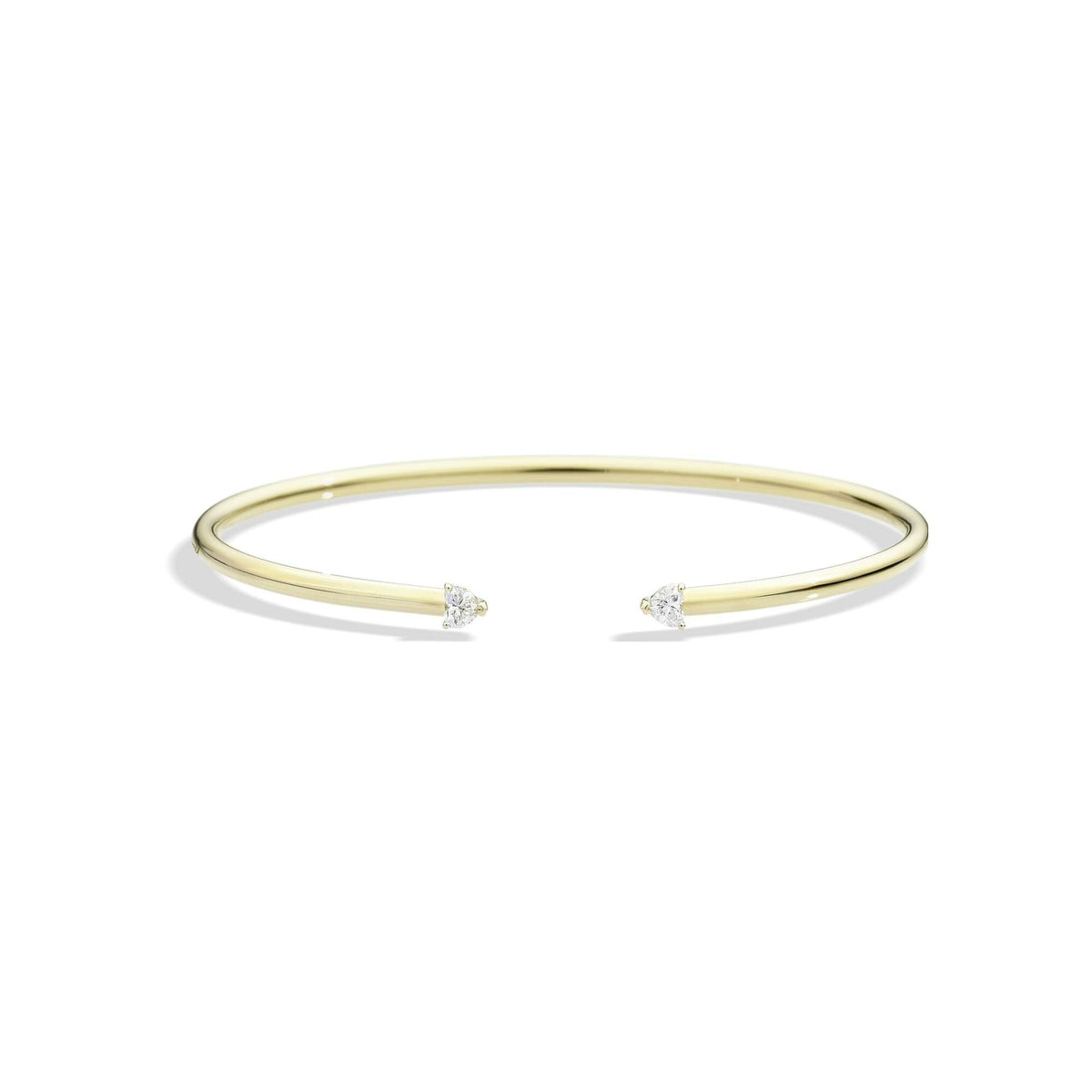 Bracelet Recarlo Anniversary More en or jaune et diamants coeurs naturels 0.29 ct, taille M