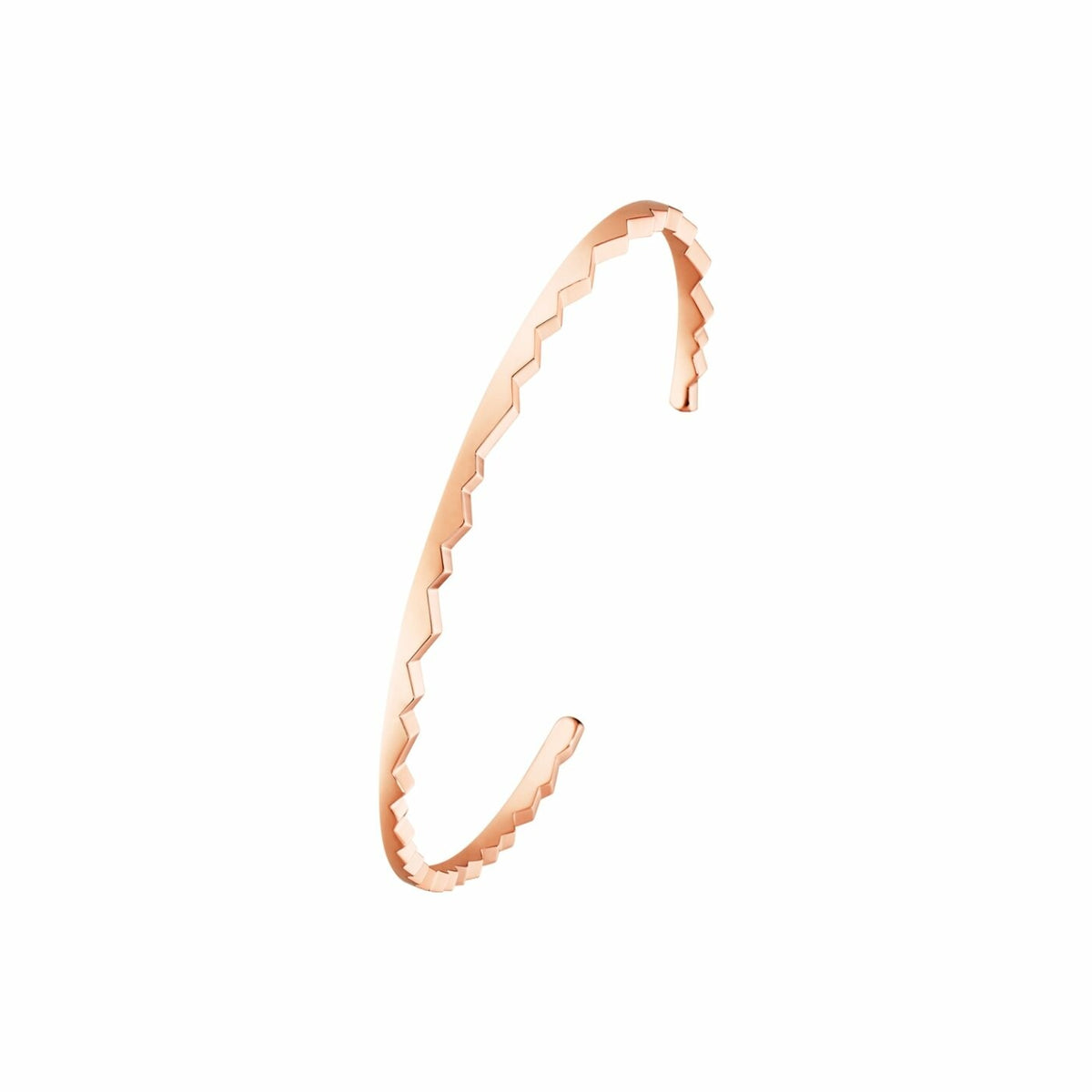 Bracelet Akillis jonc ouvert Capture Light en or rose