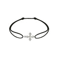 Bracelet Akillis Cordon Python en or blanc et diamants