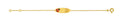Gourmette coccinelle en or 9ct 446J229