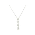 Collier en or blanc et diamants