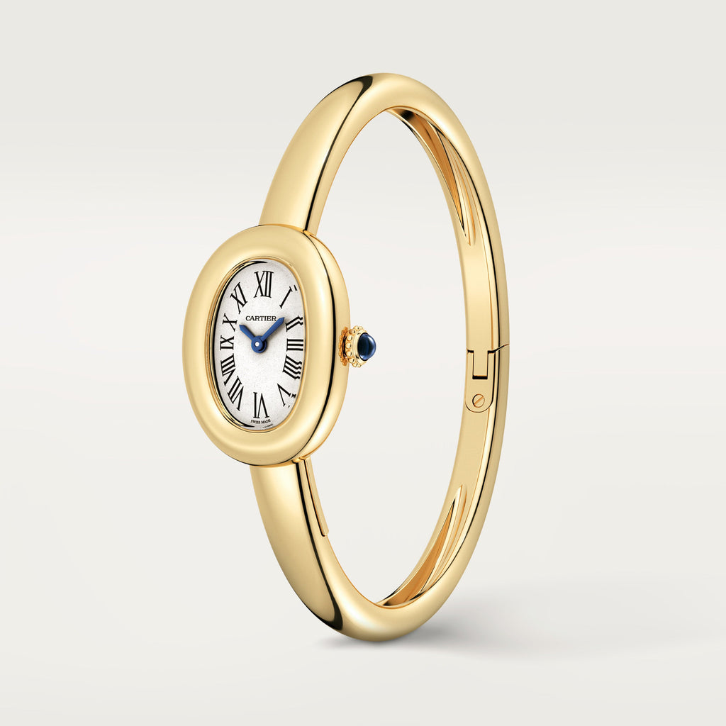 Montre Cartier Baignoire Mini modèle, taille 16, mouvement quartz, or jaune