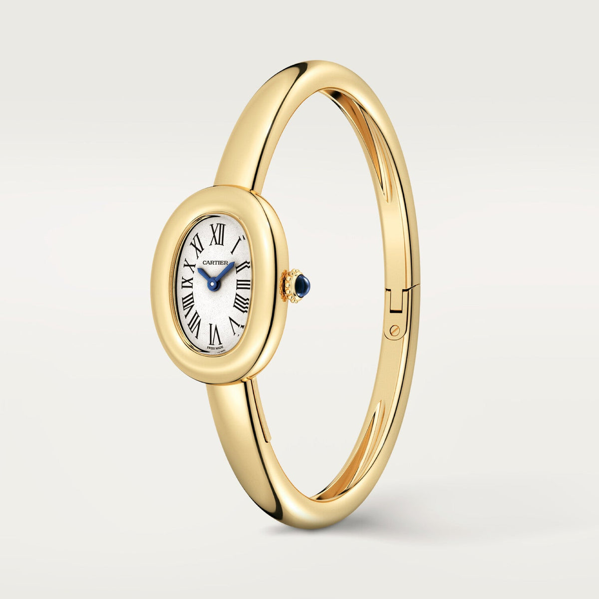 Montre Cartier Baignoire Mini modèle, taille 17, mouvement quartz, or jaune