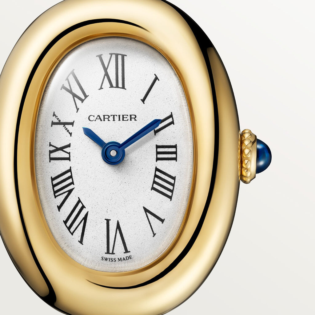 Montre Cartier Baignoire Mini modèle, taille 17, mouvement quartz, or jaune