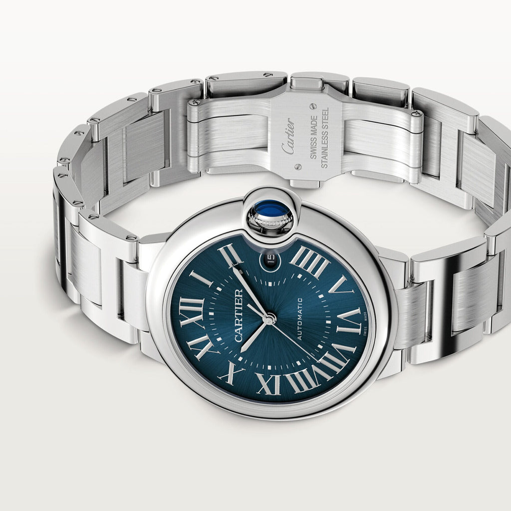 Montre Ballon Bleu de Cartier 40mm, mouvement automatique, acier
