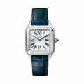 Montre Santos-Dumont Petit modèle, mouvement quartz, acier, cuir