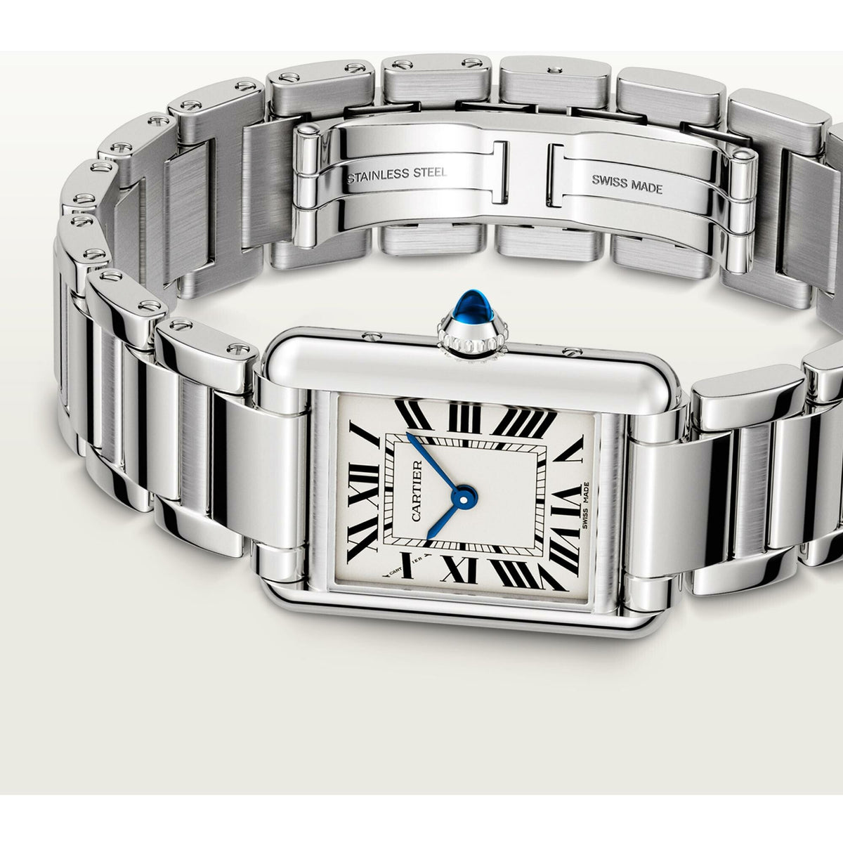 Montre Tank Must, petit modèle, mouvement à quartz High Autonomy, acier