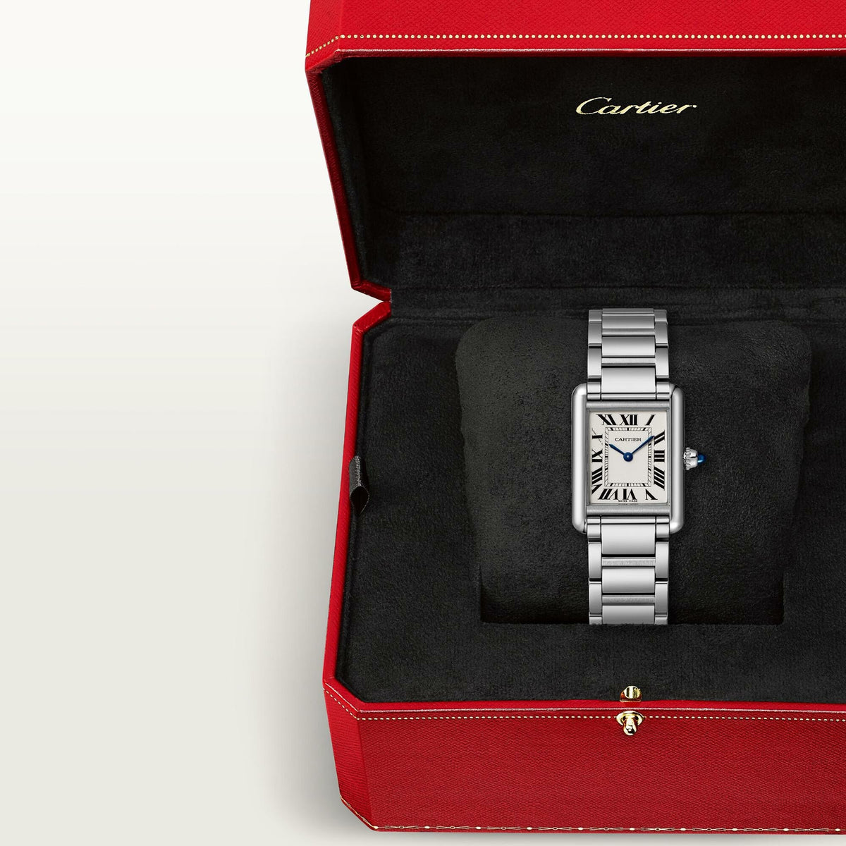 Montre Tank Must, petit modèle, mouvement à quartz High Autonomy, acier