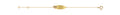 Gourmette fée en or 9ct 446J228