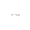 Boucles d'oreilles puces Recarlo Anniversary Love en or blanc et diamants