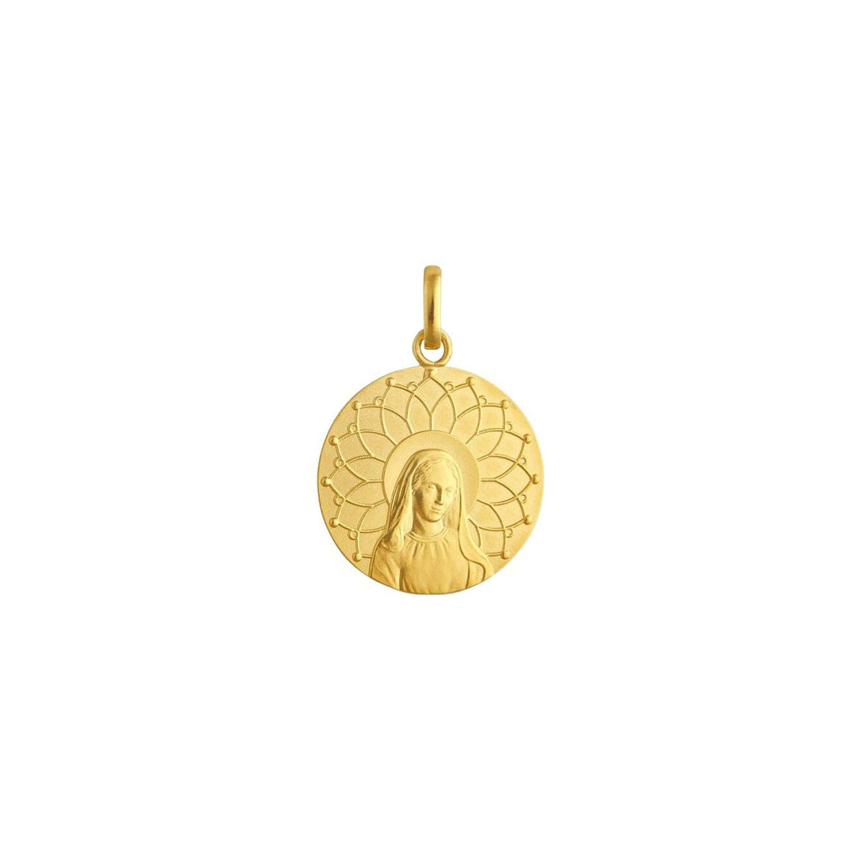 Médaille Arthus Bertrand Vierge à l'Auréole en or jaune satiné