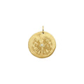 Médaille Arthus Bertrand Comédie pissenlit 23mm en or jaune et diamant