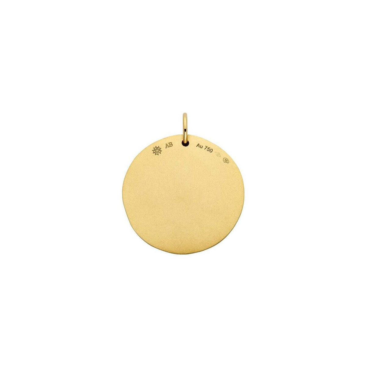 Médaille Arthus Bertrand Comédie pissenlit 23mm en or jaune et diamant