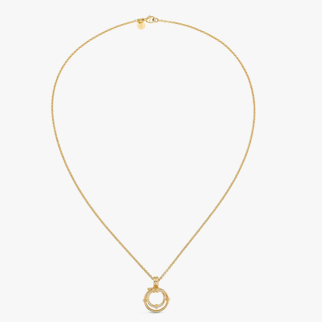 Collier Arthus Bertrand Spirale Etoilée en or jaune poli, 45cm