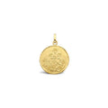 Médaille Arthus Bertrand Arbre de Vie Eden en  or jaune sablé, 18mm