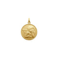 Médaille Arthus Bertrand Ange de Raphaël F. mince 18 mm or jaune sablé
