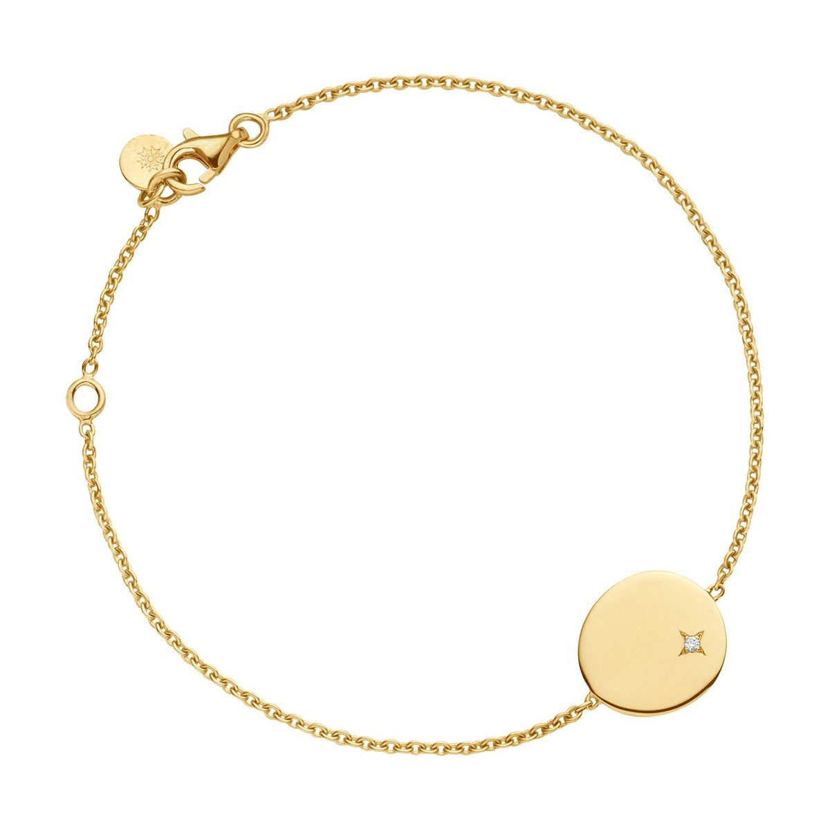 Bracelet Arthus Bertrand Ma Petite Etoile 18mm or jaune