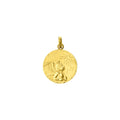 Médaille Arthus Bertrand Ange Espoir en or jaune sablé frappe mince, 18 mm