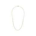 Collier chaîne maille rectangulaire Arthus Bertrand en or jaune poli, 60cm