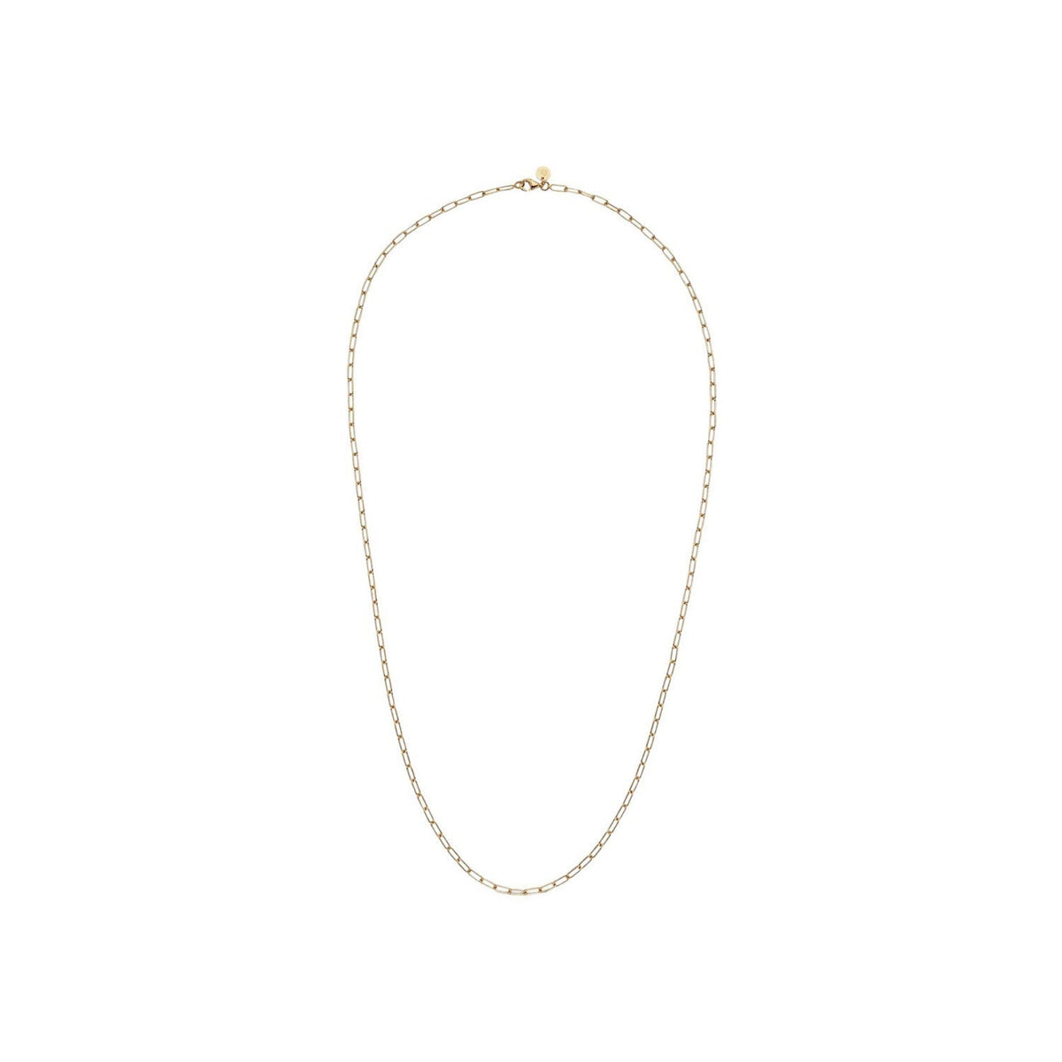 Collier chaîne maille rectangulaire Arthus Bertrand en or jaune poli, 60cm