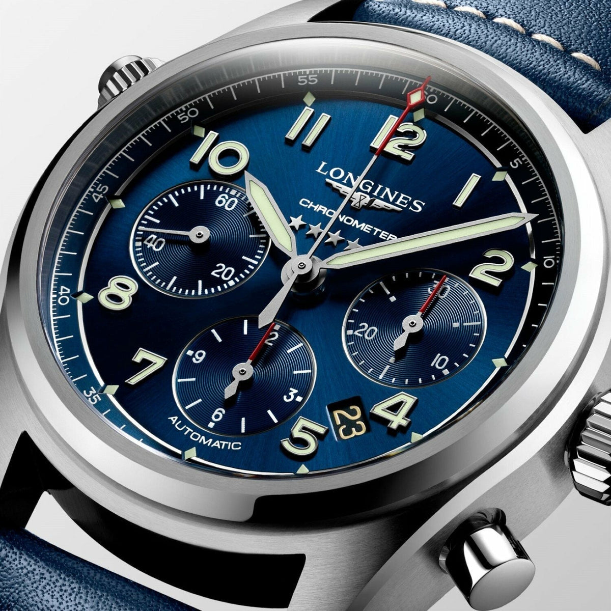 Montre Longines Spirit Chronograph L3.820.4.93.0