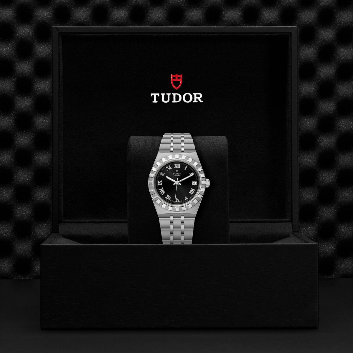 Montre TUDOR Royal boîtier en acier 34 mm, cadran noir