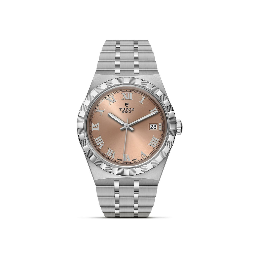Coup de cœur            Montre TUDOR Royal boîtier en acier, 38 mm, cadran saumon