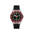Montre TUDOR Black Bay boîtier en acier, 41 mm, bracelet en caoutchouc noir
