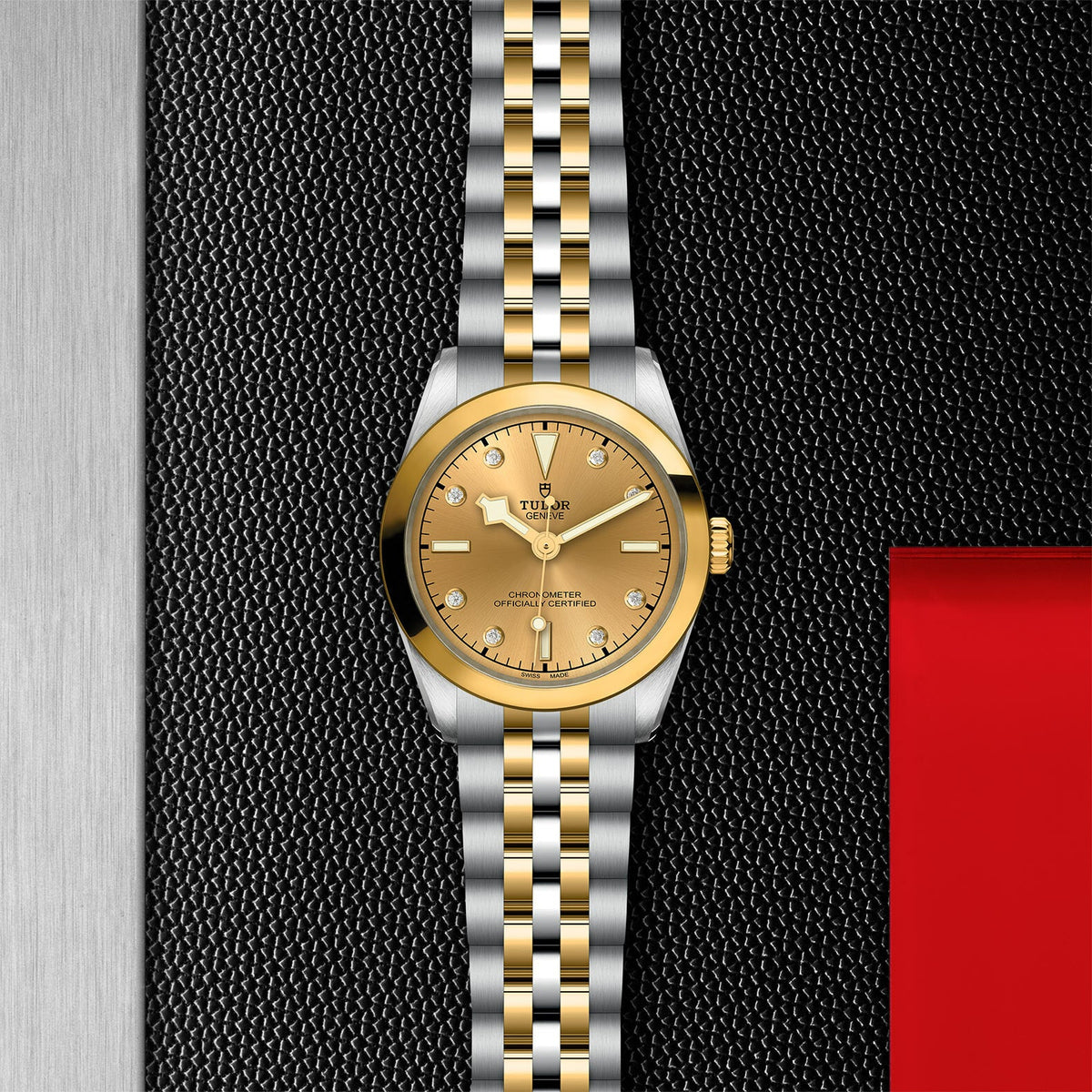 Montre TUDOR Black Bay 31 S&G boîtier en acier 31 mm, bracelet en acier et or jaune