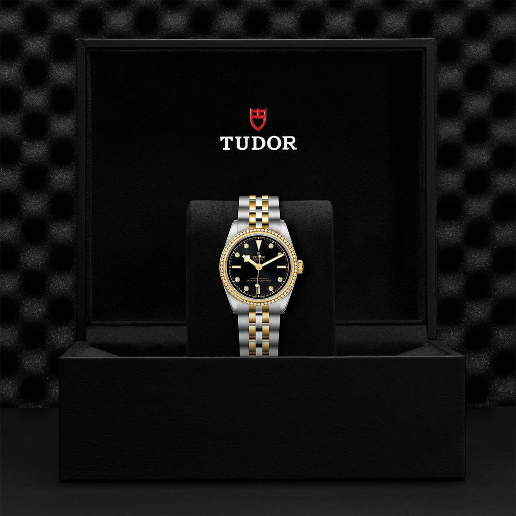 Montre TUDOR Black Bay 31 S&G boîtier en acier 31 mm, bracelet en acier et or jaune