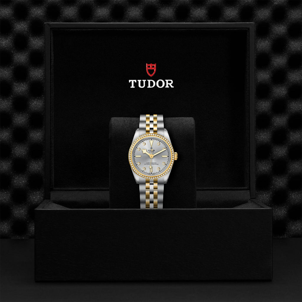 Montre TUDOR Black Bay 31 S&G boîtier en acier 31 mm, bracelet en acier et or jaune
