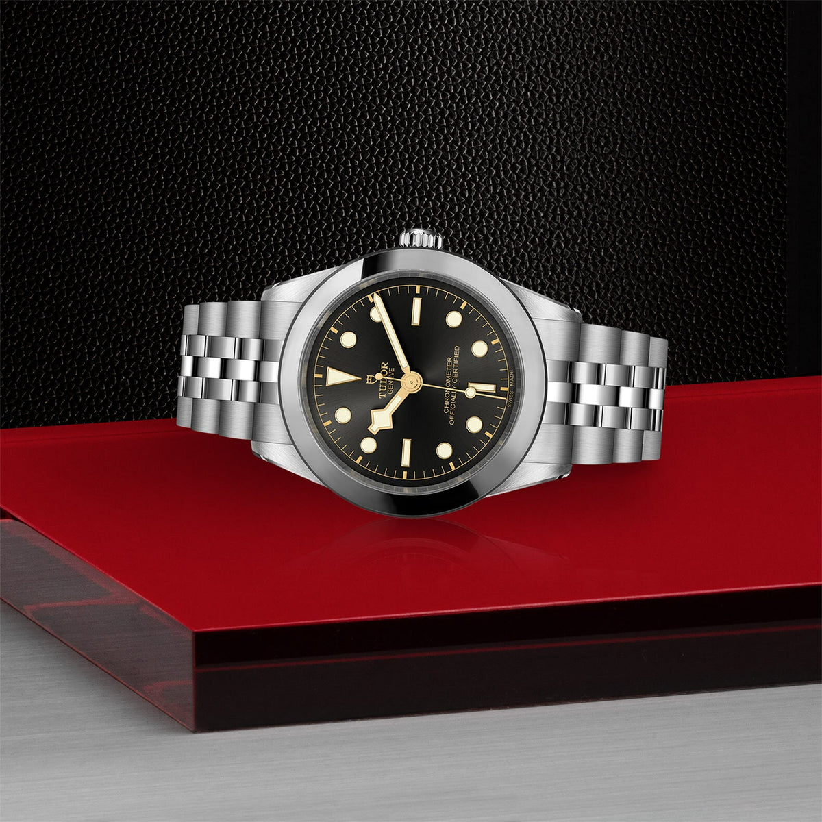 Montre TUDOR Black Bay 39 boîtier en acier, 39 mm, bracelet en acier