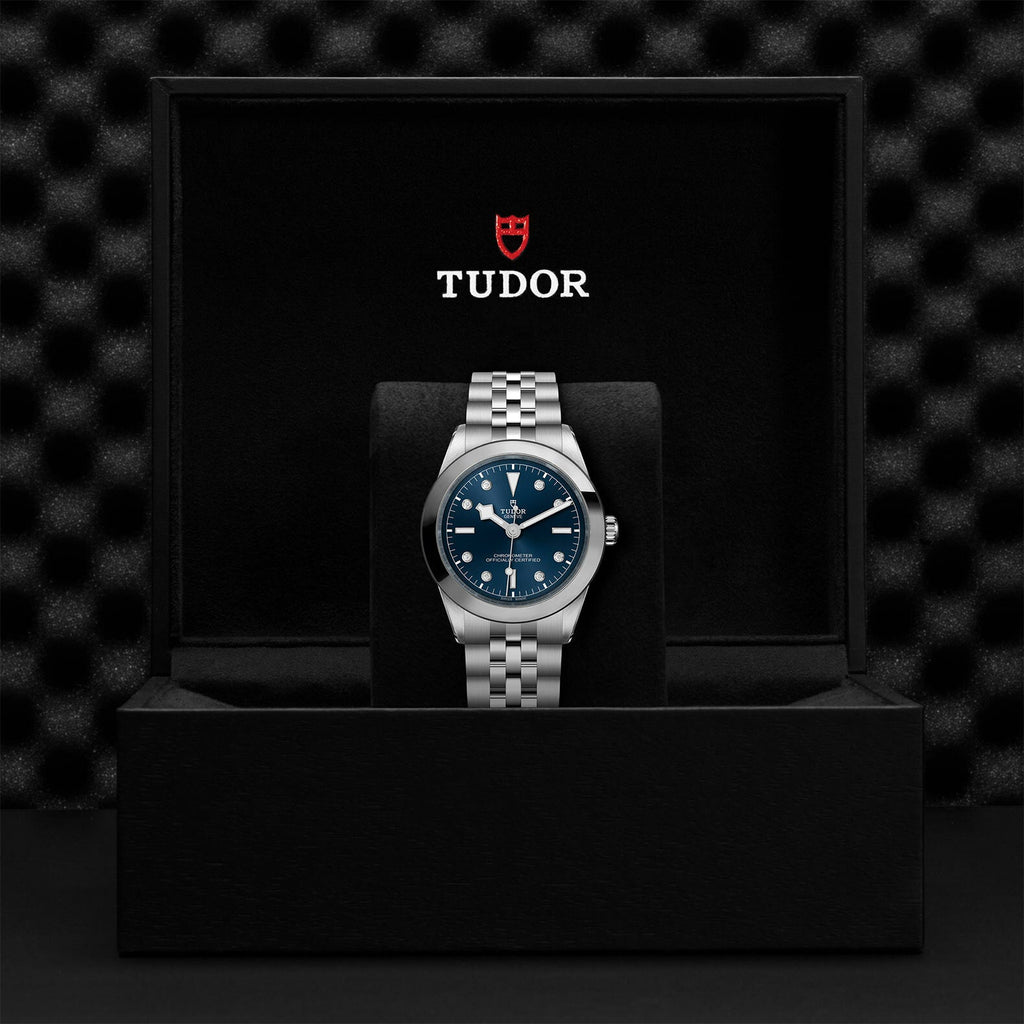 Montre TUDOR Black Bay 39 boîtier en acier, 39 mm, bracelet en acier