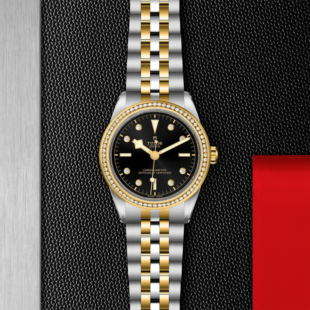 Montre TUDOR Black Bay 39 S&G boîtier en acier 39 mm, bracelet en acier et or jaune