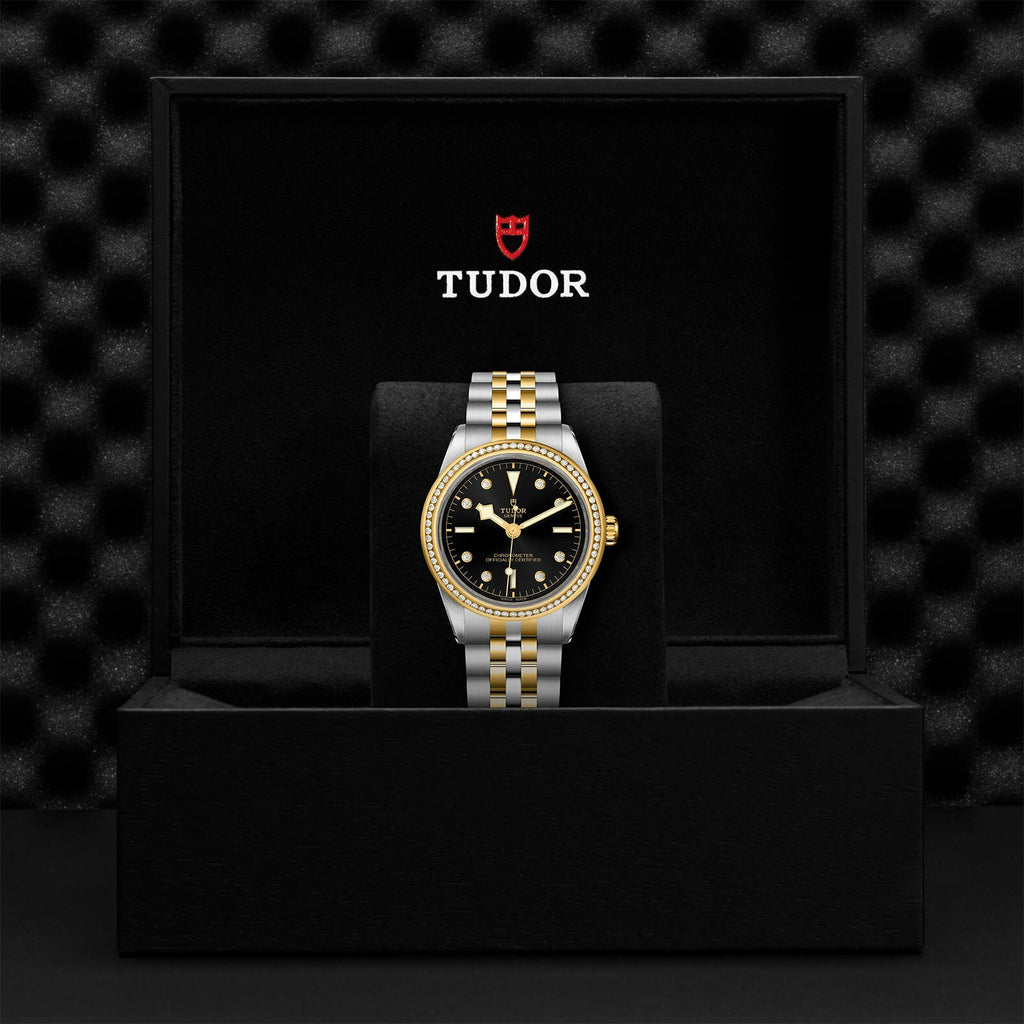 Montre TUDOR Black Bay 39 S&G boîtier en acier 39 mm, bracelet en acier et or jaune