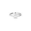 Solitaire Recarlo Anniversary en or blanc et diamant, taille 53