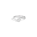 Solitaire Recarlo Anniversary Valentin en or blanc et diamants