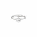 Solitaire Recarlo Anniversary en or blanc et diamants, taille 54