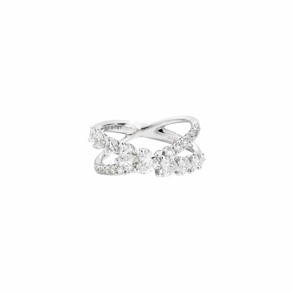 Bague Recarlo Anniversary Love en or blanc et diamants