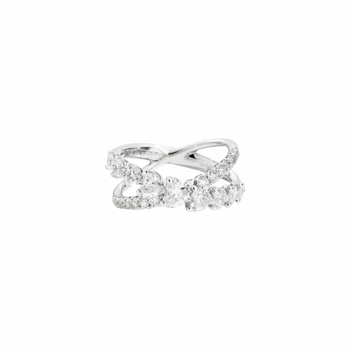 Bague Recarlo Anniversary Love en or blanc et diamants