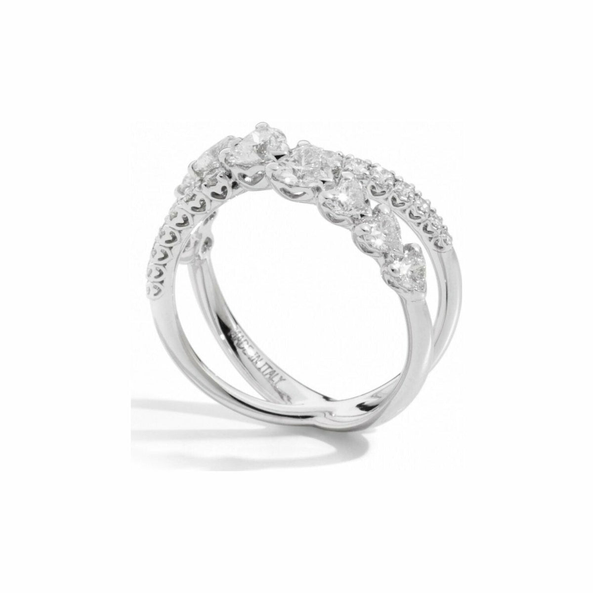 Bague Recarlo Anniversary Love en or blanc et diamants