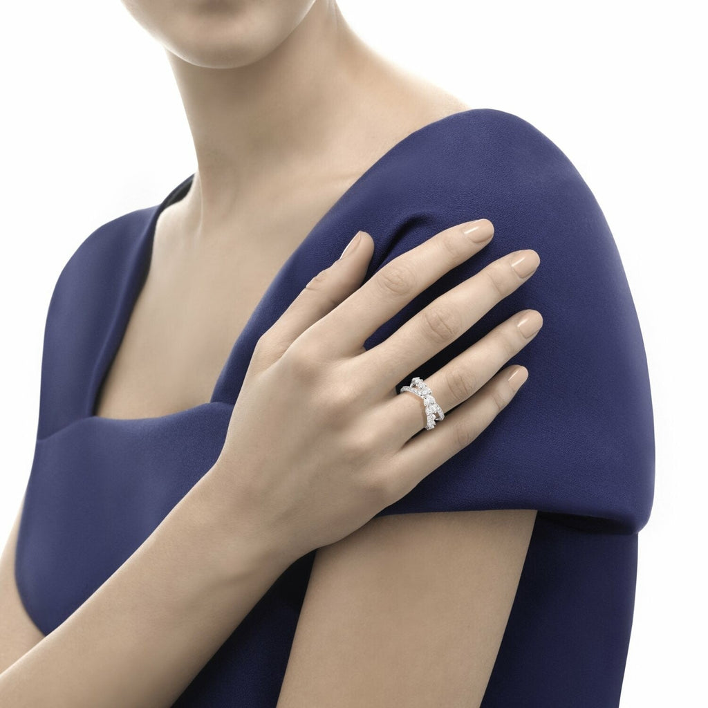 Bague Recarlo Anniversary Love en or blanc et diamants