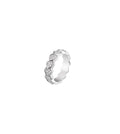 Bague Akillis Python en or blanc et diamants